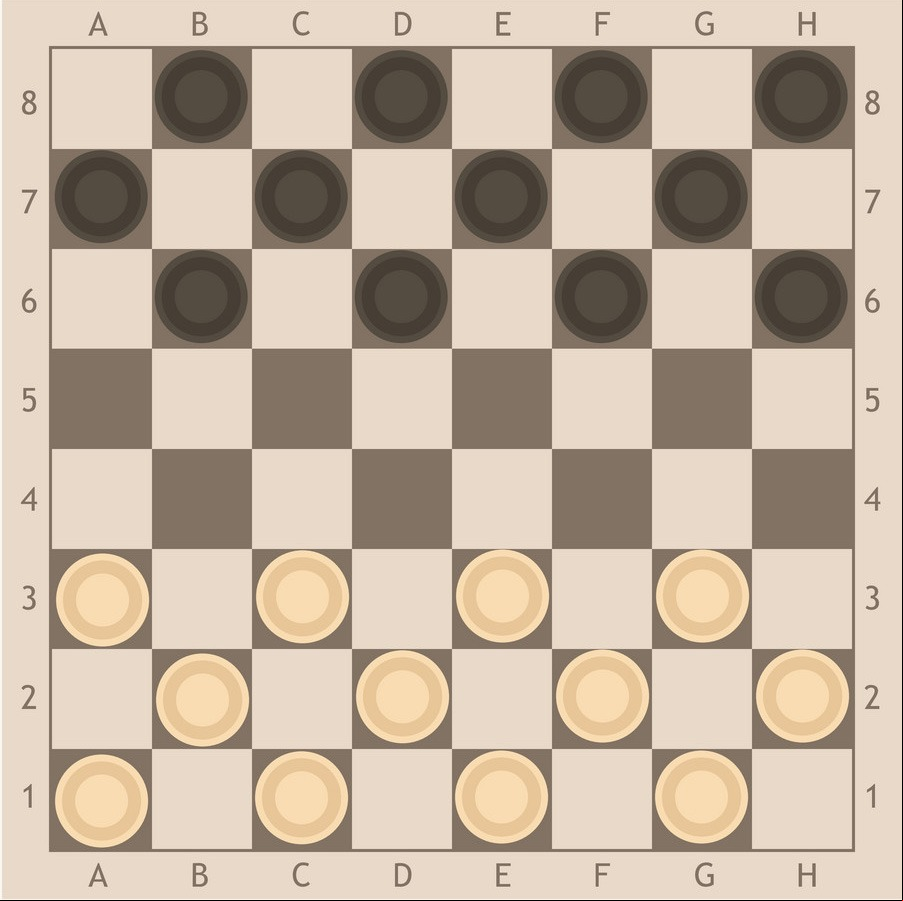 Checkers Game Board Vector 11282521